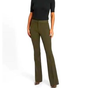 NWT Banana Republic High Rise Sloan Flare Pant Size 6 in Olive Green